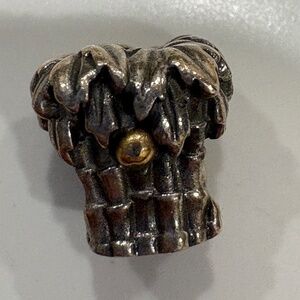 Pandora Silver Palm Tree with Gold Coconuts Charm